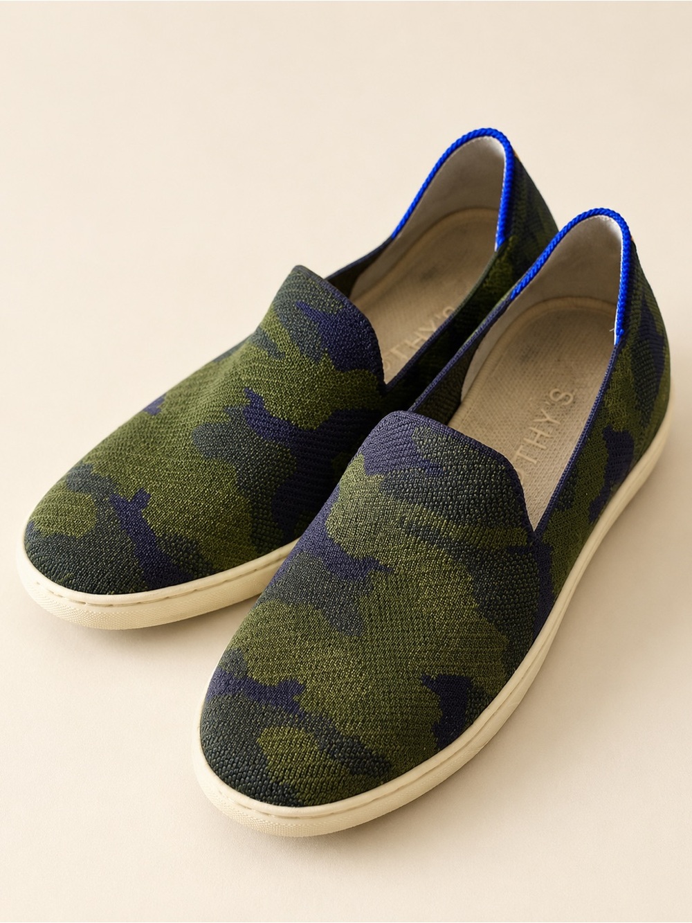 Rothy’s The Sneaker Cedar Camo Women’s Size 9 Slip On Shoes